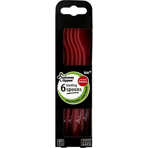 Tommee Tippee Essentials Feeding Spoons (6 Spoons)