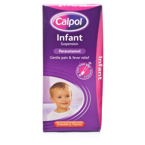 Calpol Infant Suspension Strawberry Flavour (100ml Bottle)