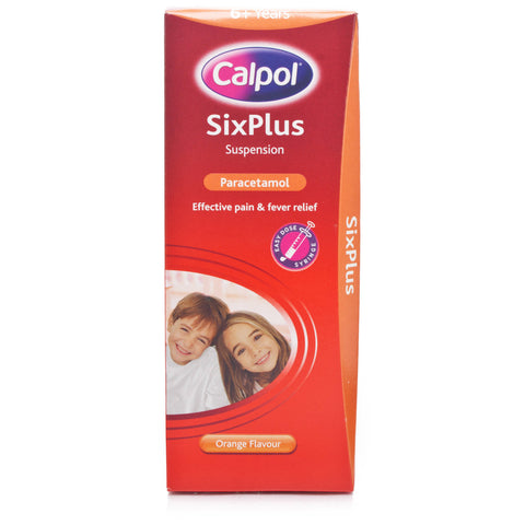 Calpol Six Plus Orange Flavour Suspension (200ml)