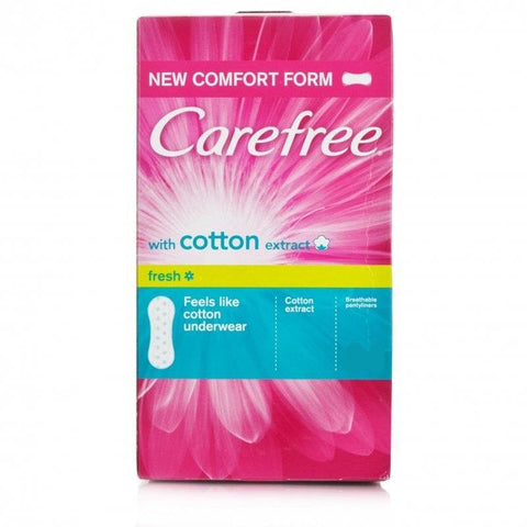Carefree Cotton Extract Breathable Pantiliners (20 Pantiliners)