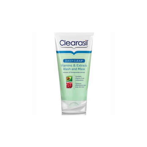 Clearasil Vitamins & Extracts Wash Mask (150ml Tube)