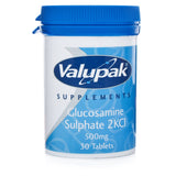 Valupak Glucosamine Sulphate 500mg (30 Tablets)