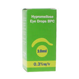 6 x Hypromellose Eye Drops 0.3% (6 x 10ml Dropper Bottles)