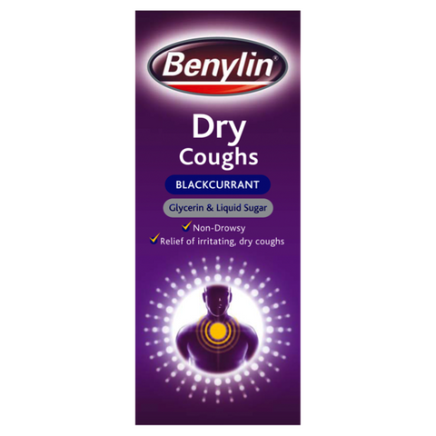 Benylin Dry Coughs Blackcurrant (150ml)