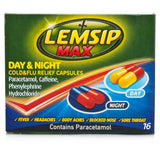 Lemsip Max Day & Night Cold & Flu Relief Capsules (16 capsules)