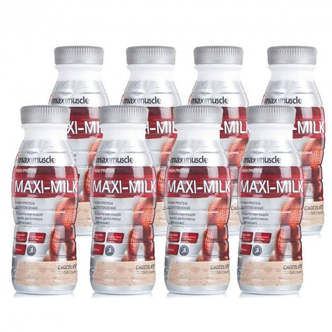 Maxi Milk Protein Nutrition Shake Chocolate (8 X 330ml)