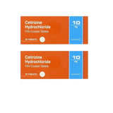 Cetirizine 10mg Allergy/Hayfever Relief Tablets (60 Tablets - TWO MONTHS SUPPLY)