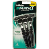 Gillette Mach3 Disposable Razor (3 Razors)