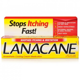 Lanacane Original Anaesthetic Cooling Cream Medication - Soothes Itching & Irritation (60g)
