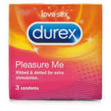 Durex Pleasure Me Condoms (3 Condoms)
