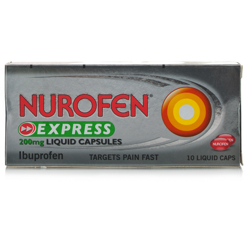 Nurofen Express 200mg (10 Liquid Capsules)