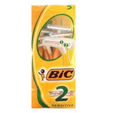 Bic 2  Sensitive Disposable Razor (5 Razors)