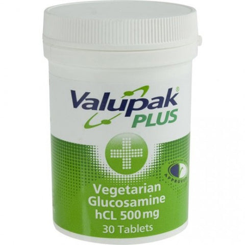 Valupak Vegetarian Glucosamine 500mg (30 Tablets)