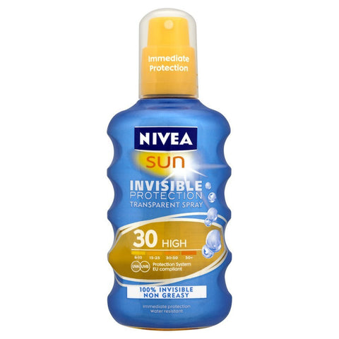 Nivea Sun Spray Invisible Protect Sun Spray SPF30 (200ml)