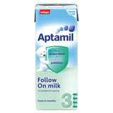 Aptamil 3 Follow On Milk 6 month+ Ready To Use Milk (200ml Carton)