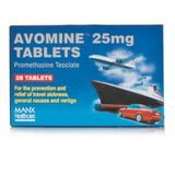Avomine Tablets 25mg (28 Tablets)