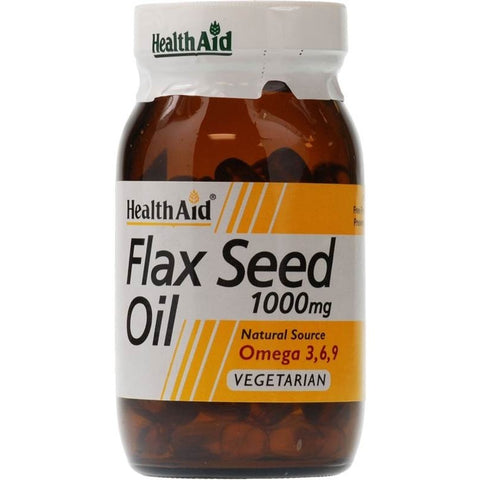 HealthAid Flaxseed Oil 1000mg (60 Capsules)