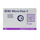 BD Micro-Fine+ Needles 5mm 31G (100 Needles)