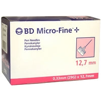 BD Micro-Fine+ Needles 12.7mm 29G (100 Needles)