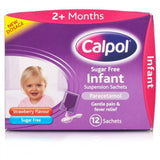 Calpol Sugar Free Infant Suspension Sachets (12 Sachets)