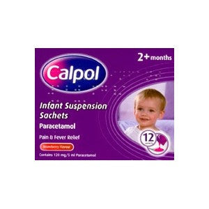 Calpol Infant Suspension Sachets (12 Sachets)