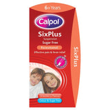 Calpol Six Plus Sugar Free Colour Free Strawberry Flavour Suspension (200ml)