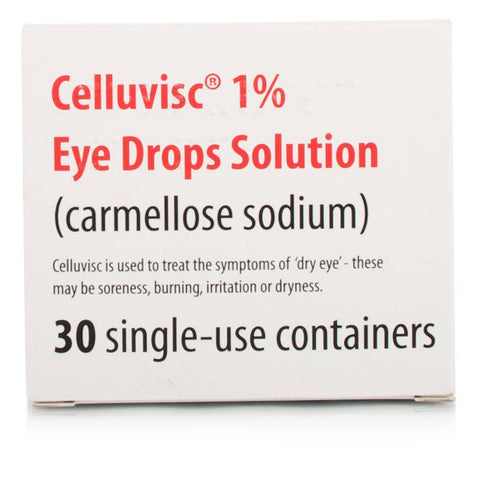 Celluvisc 1% Eye Drops Solution (0.4ml x 30 Single Dose Units)