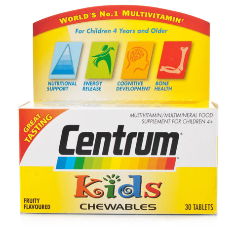 Centrum Kids Multivitamin Tabs (30 Tablets)