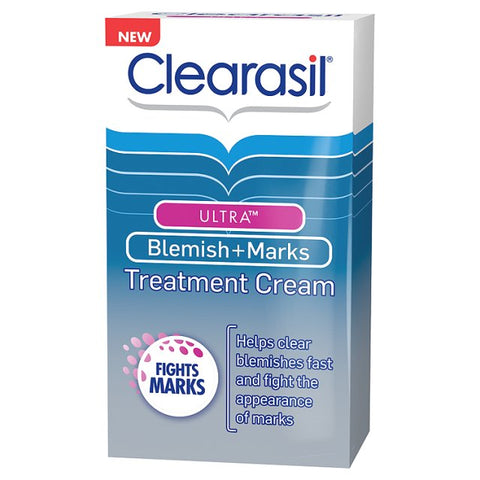 Clearasil Ultra Blemish + Marks Treatment Cream (30ml Tube)