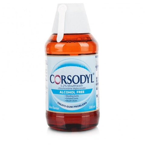 Corsodyl Alcohol Free Mouthwash (300ml)