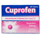 Cuprofen Maximum Strength 400mg Tablets (24 Tablets)