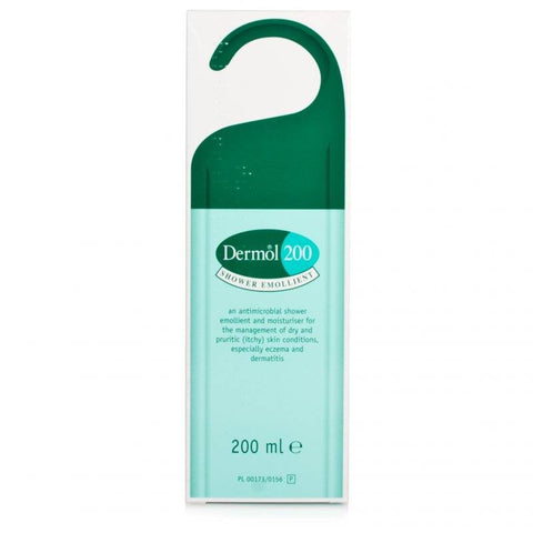 Dermol 200 Shower Emollient (200ml Bottle)