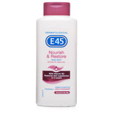 E45 Nourish & Restore Lightly Fragranced Body Lotion 250ml)