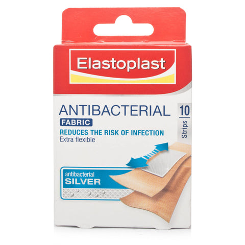 Elastoplast Silver Healing Fabric Strips (10 Plasters)