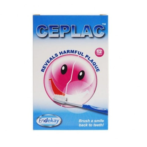 Ceplac Endekay Disclosing Tablets (12 Tablets)