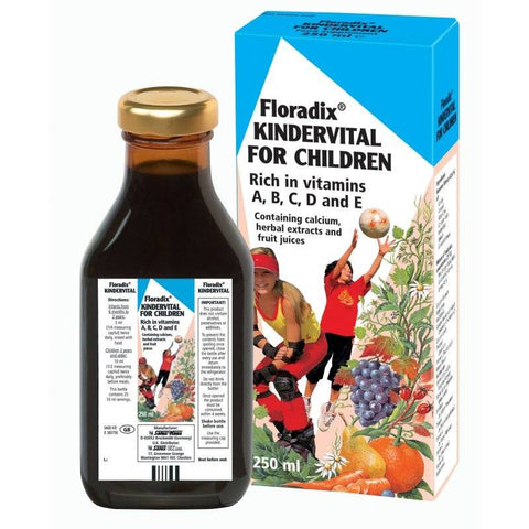 Floradix Kindervital Multivitamin Liquid For Children Original Flavour (250ml Bottle)