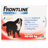 FRONTLINE Spot On for XL DOGS: 40-60Kg (6 Pipettes)