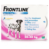 FRONTLINE Spot On for LARGE DOGS: 20-40Kg (6 Pipettes)