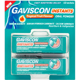 Gaviscon Instants Tropical Fruit Flavoured Granules (12 Sachets)