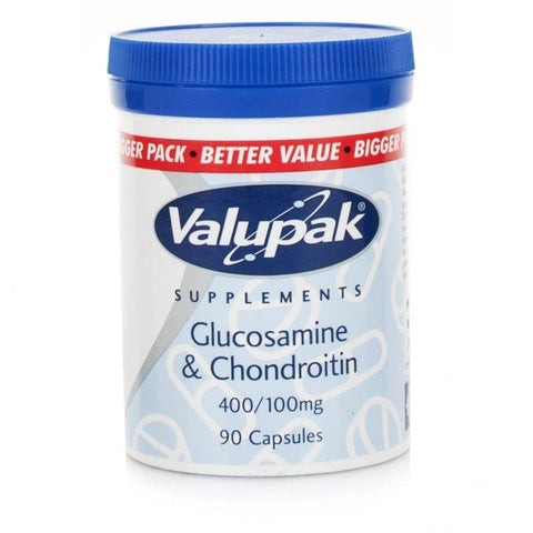 Valupak Glucosamine & Chondroitin 400/100mg (90 Capsules)