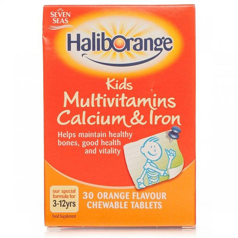 Haliborange Kids Multivitamins Calcium & Iron (30 Tablets)