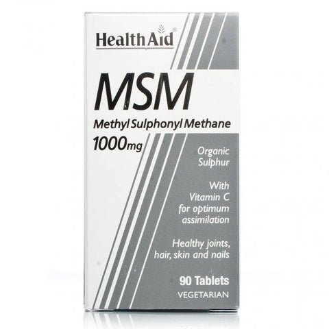 HealthAid Msm 1000mg Tablets (90 Tablets)