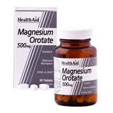 HealthAid Magnesium Orotate 500mg Tablets (30 Tablets)