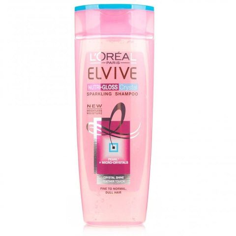 L'Oreal Elvive Nutri-Gloss Crystal Shampoo (400ml)