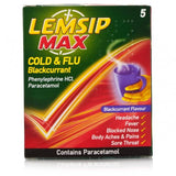 Lemsip Max Cold & Flu Blackcurrant (5 Sachets)