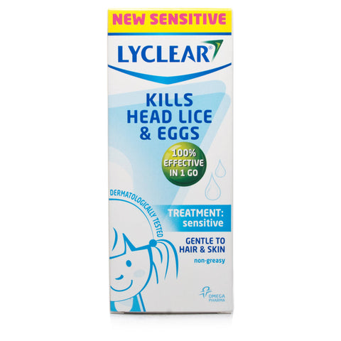 Lyclear Sensitive lotion + Comb (150ml Bottle + Comb)