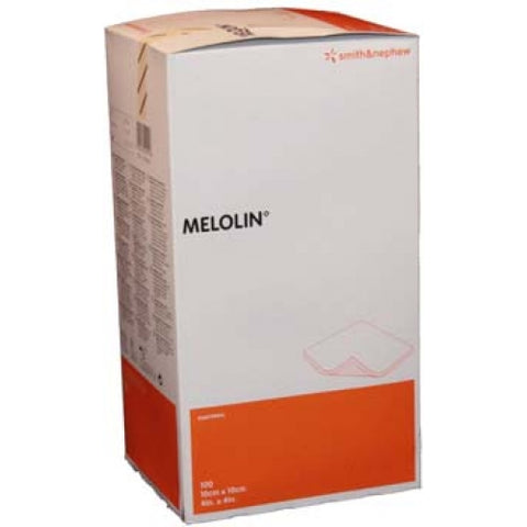 Melolin Low Adherent Absorbent Sterile Dressings 10cm x 10cm (100 Dressing)