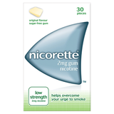 Nicorette Gum 2mg Original (30 Pieces)