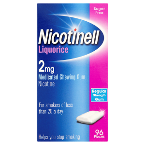Nicotinell Gum 2mg Liquorice (96 Pieces)