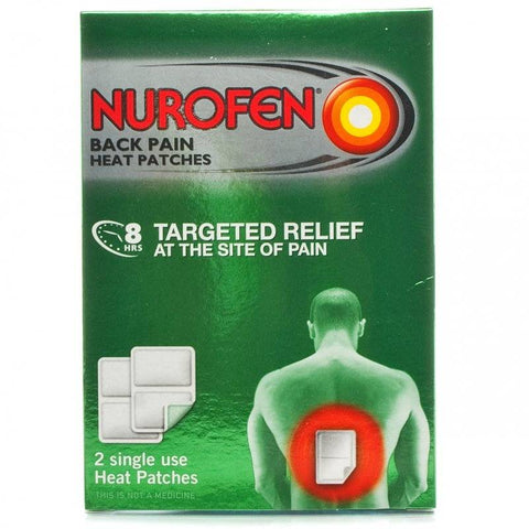 Nurofen Back Pain Heat Patches (2 Single Heat Patches)
